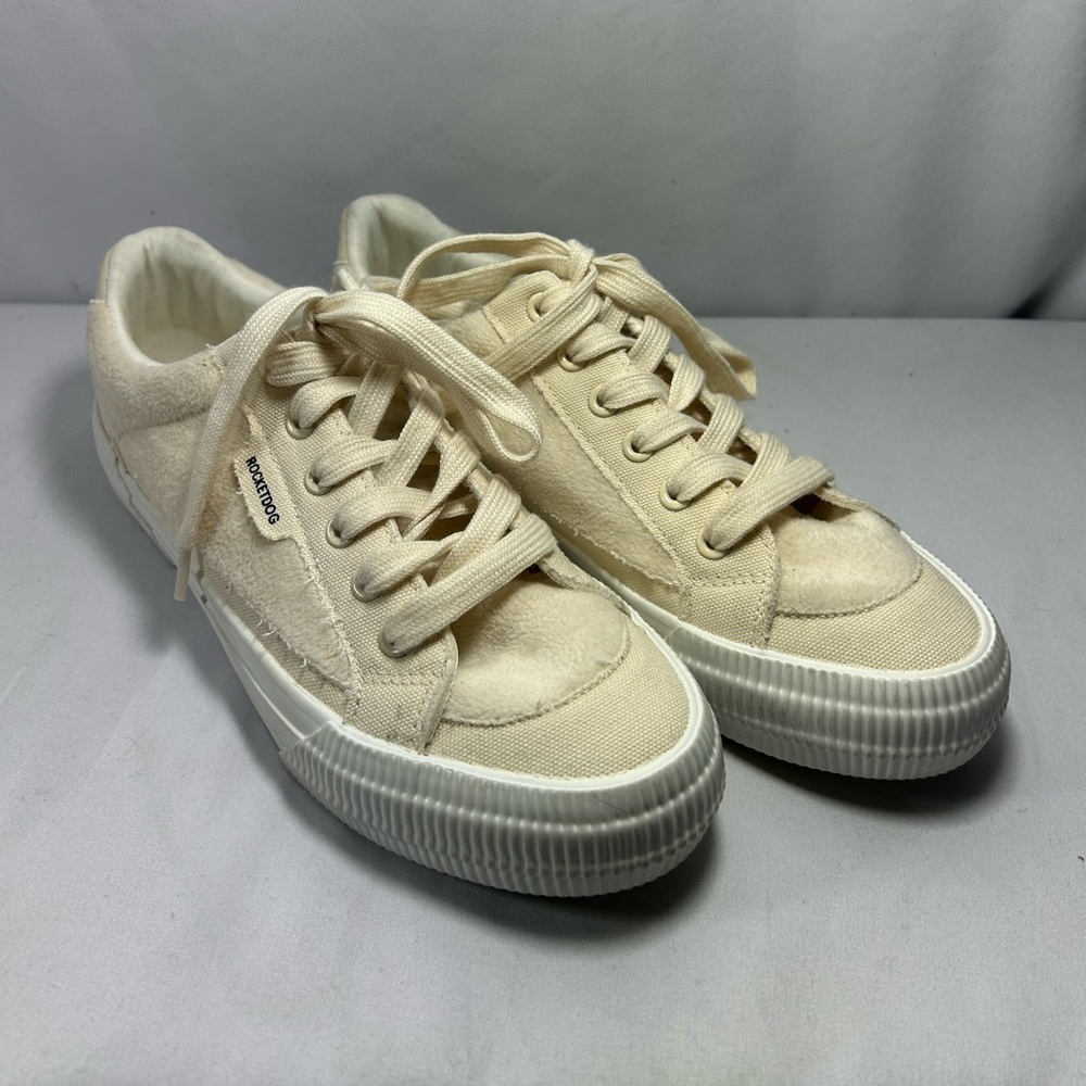 Rocket Dog Cheery Comfort Plush Foam sneakers Woman's size 9 Dirty White - Picture 2 of 10